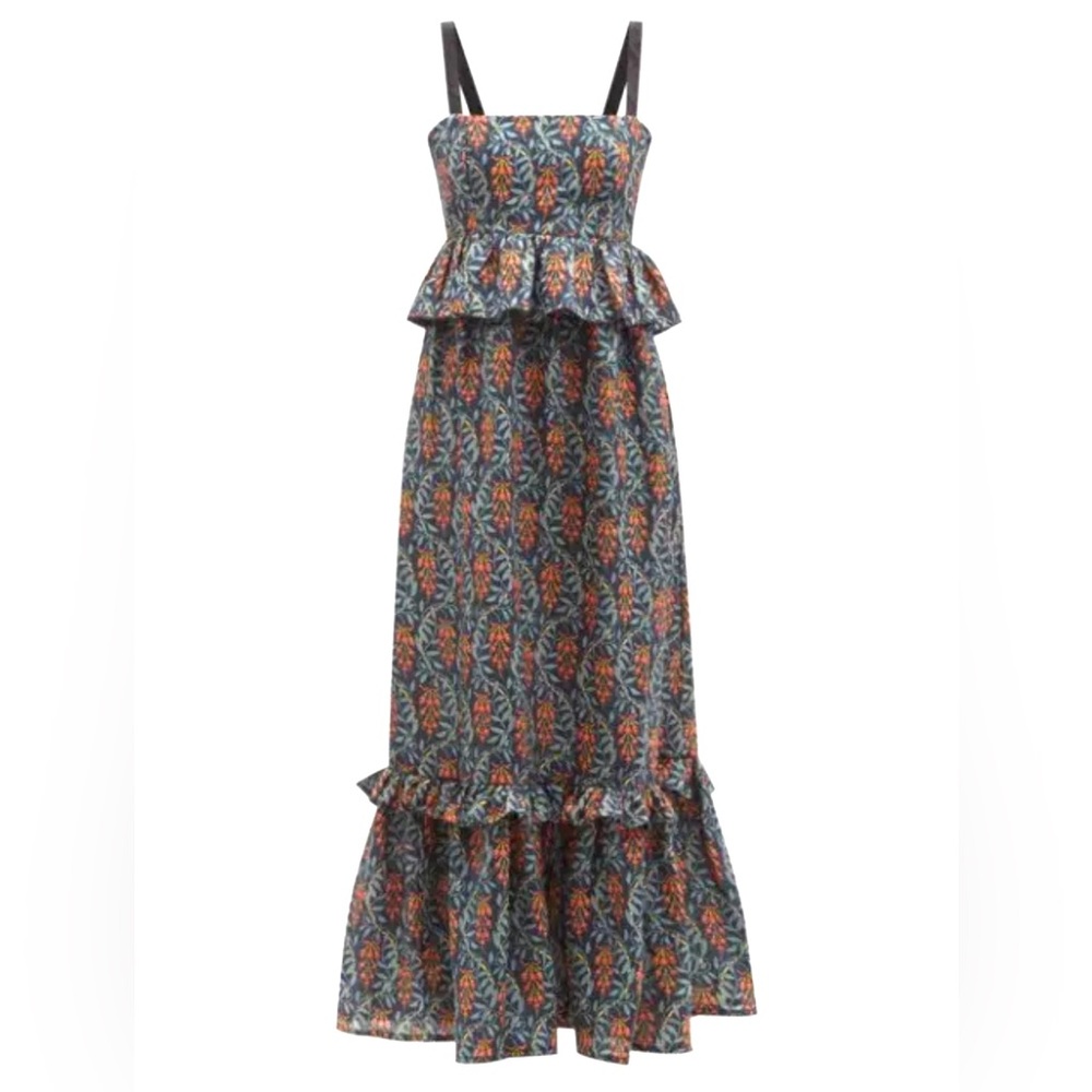 NWT Agua by Agua Bendita Cala Maxi Tiered Dress - Picture 3 of 10